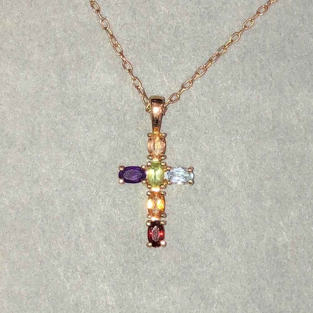 Multi colored cross